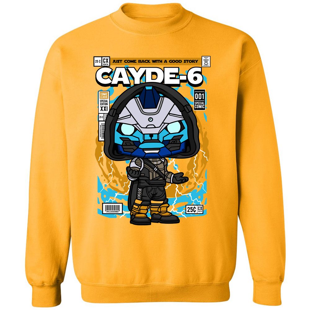 Classic Unisex Sweatshirt - BCQH9J48 - Gold - 11