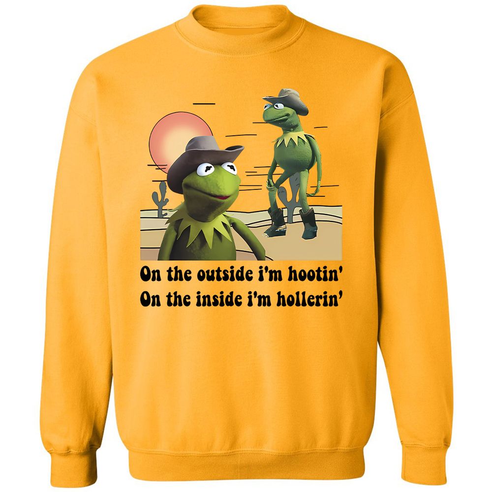Classic Unisex Sweatshirt - RJ5YSW5W - Gold - 11