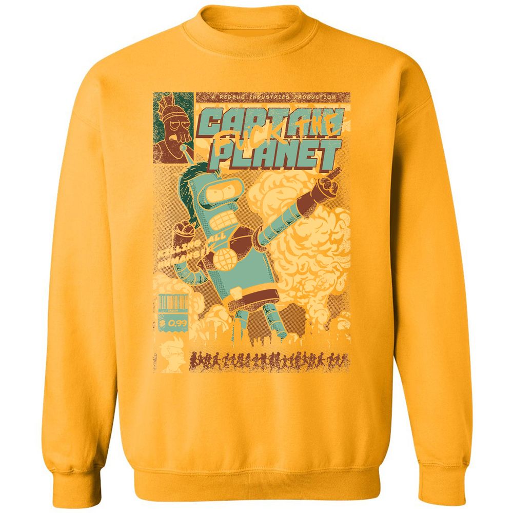 Classic Unisex Sweatshirt - VSURFF44 - Gold - 11