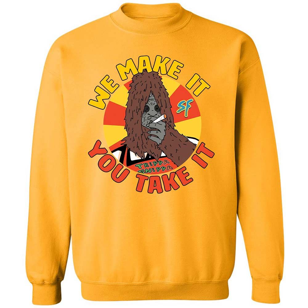Classic Unisex Sweatshirt - 6UZ5WZHA - Gold - 11