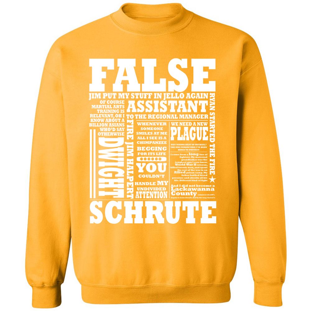 Classic Unisex Sweatshirt - 1X6P8F49 - Gold - 11