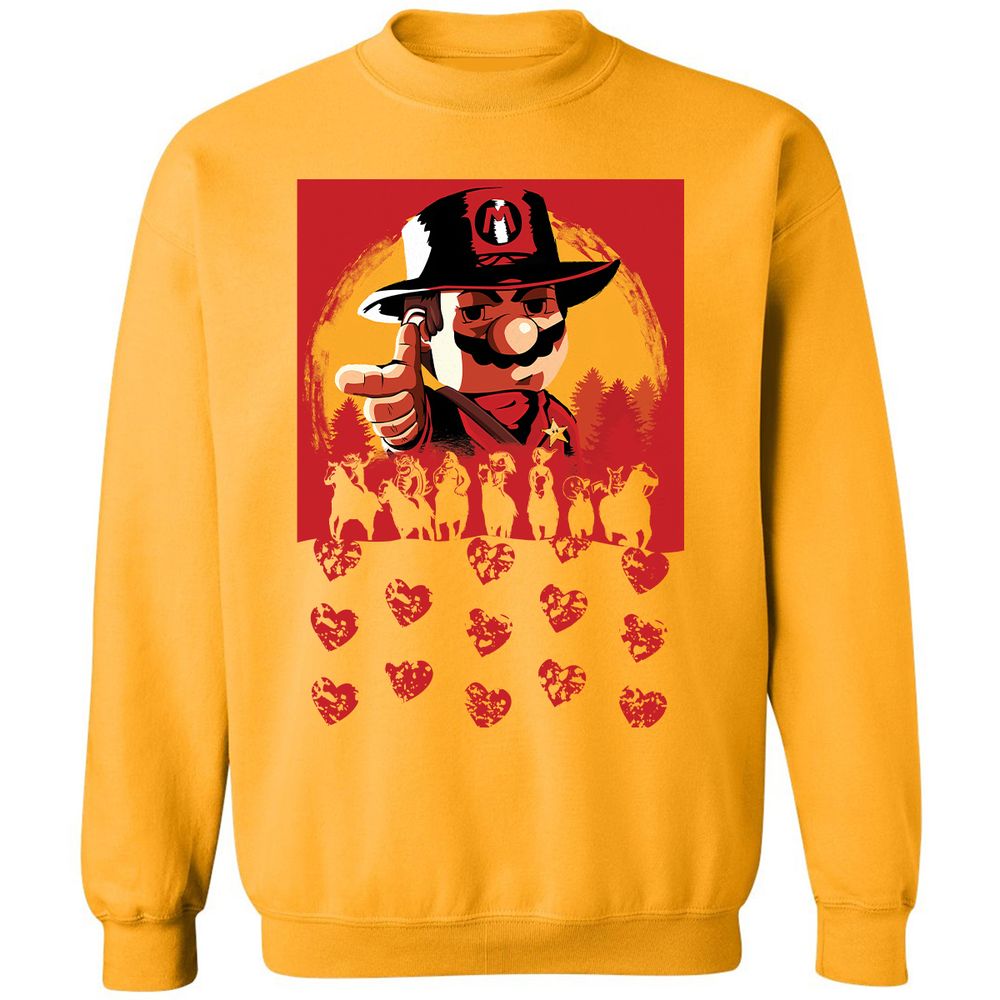 Classic Unisex Sweatshirt - TPXFXBNU - Gold - 11