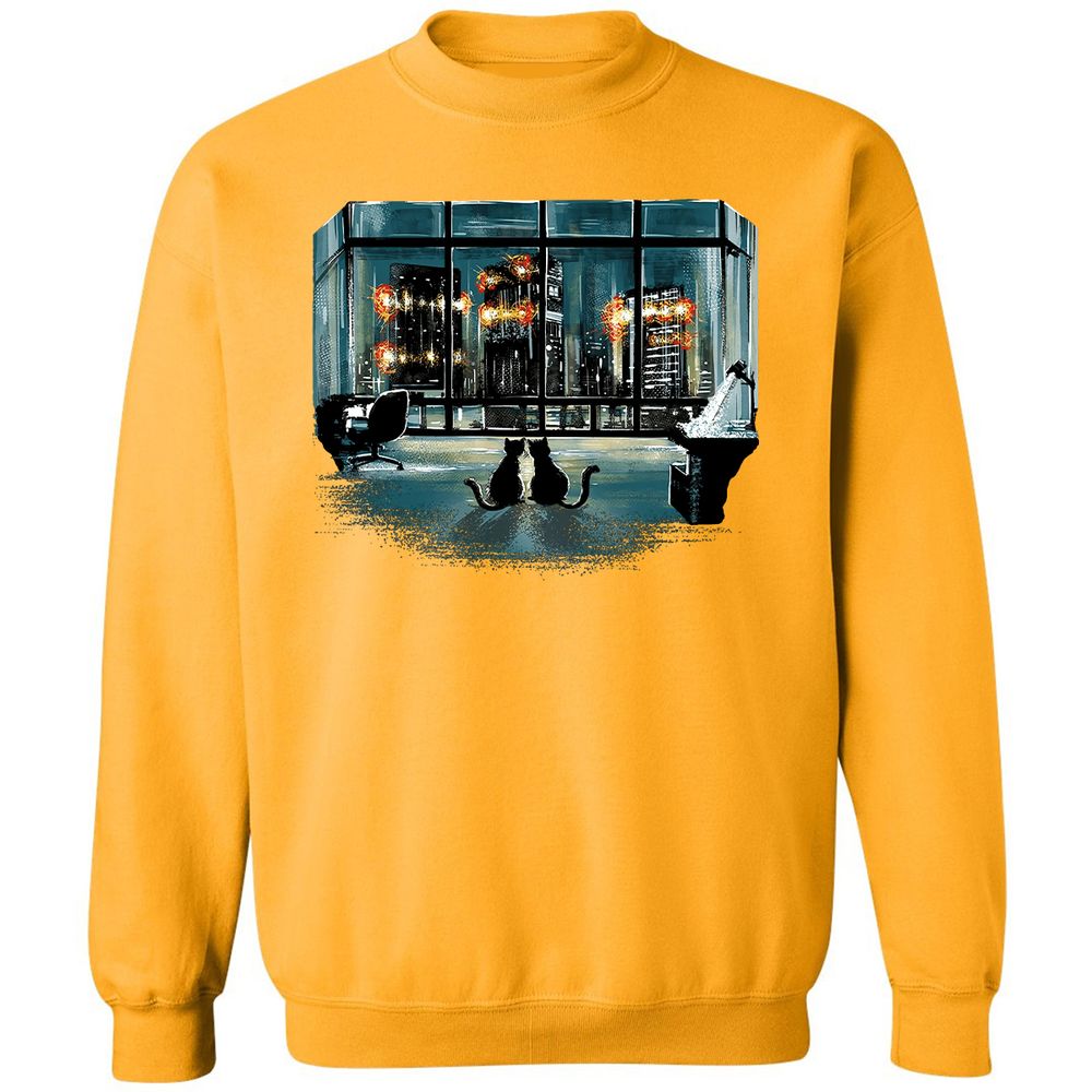 Classic Unisex Sweatshirt - J7D4L12M - Gold - 11