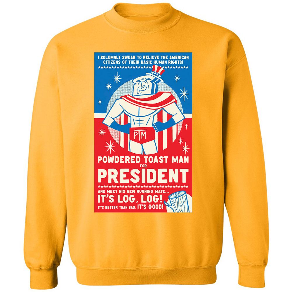 Classic Unisex Sweatshirt - Q32G77ZU - Gold - 11