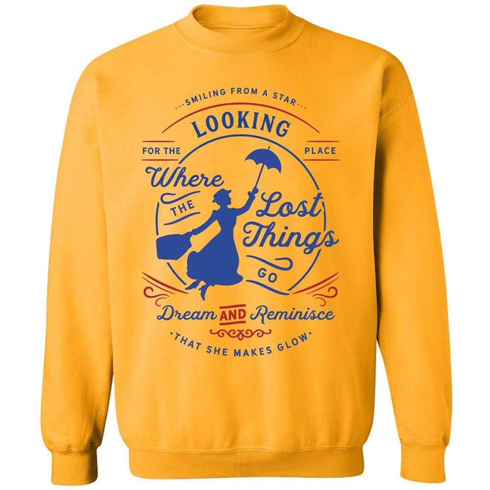 Classic Unisex Sweatshirt - YL8UM82D - Gold - 11