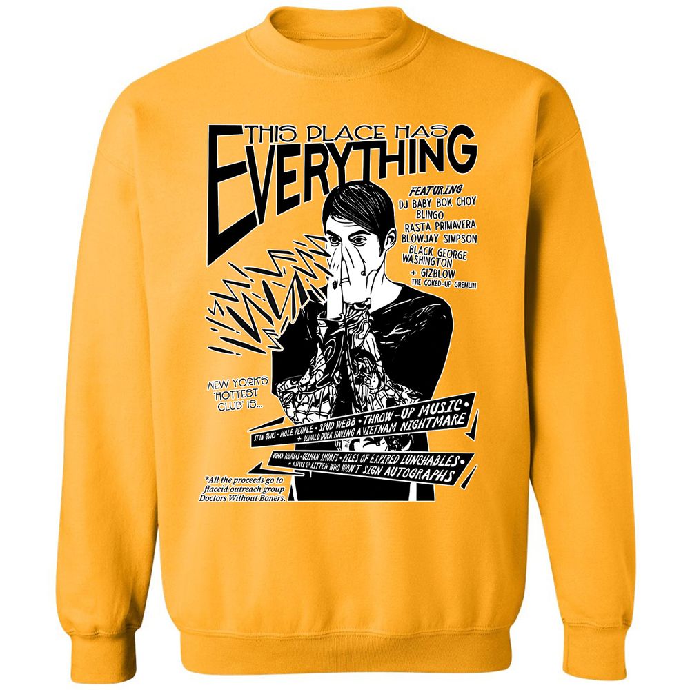 Classic Unisex Sweatshirt - E654B4ES - Gold - 11