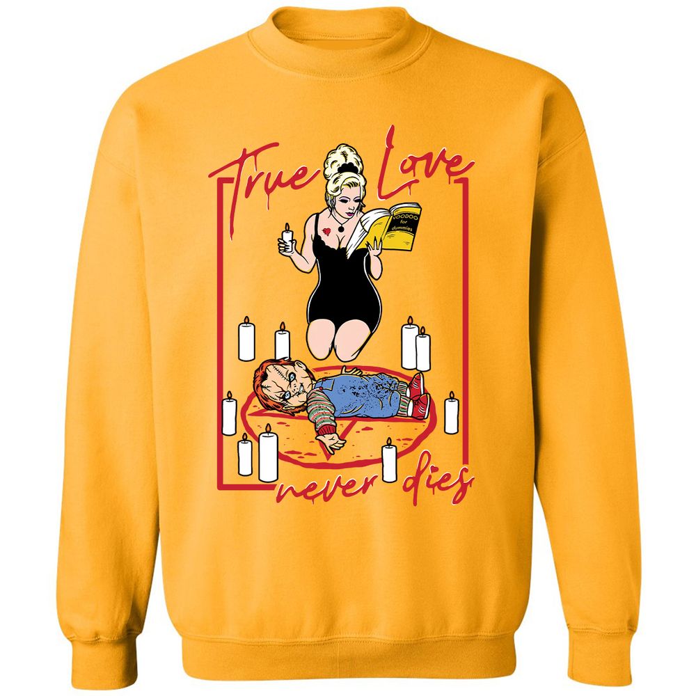 Classic Unisex Sweatshirt - HM2U5F7S - Gold - 11