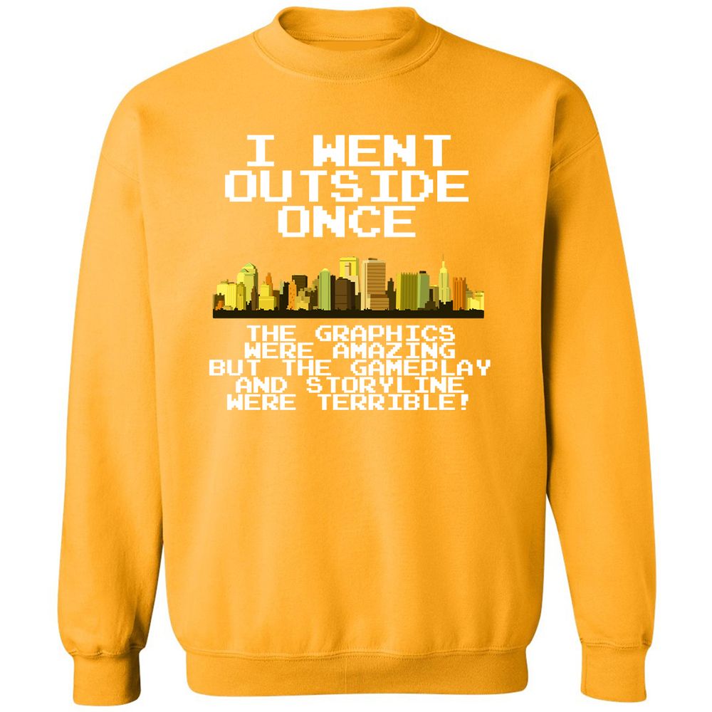 Classic Unisex Sweatshirt - QDWGMGUT - Gold - 11