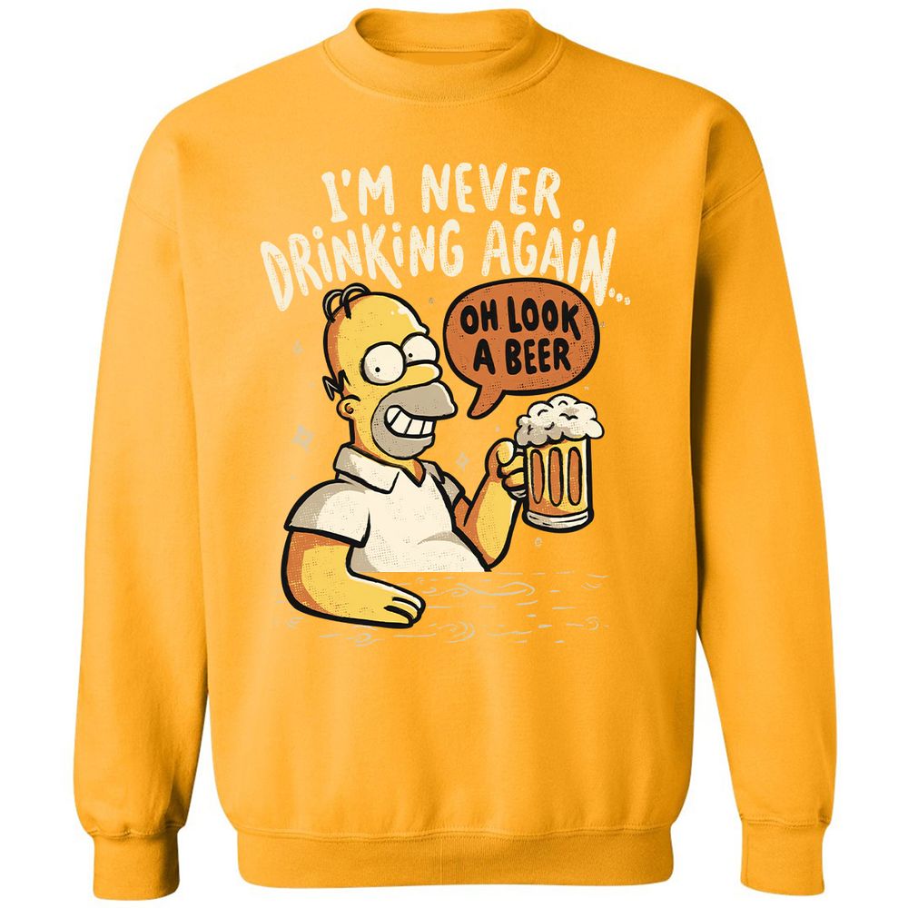 Classic Unisex Sweatshirt - 9YZJYHFU - Gold - 11