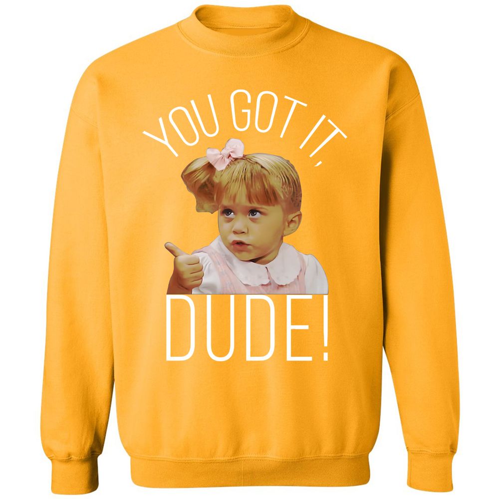 Classic Unisex Sweatshirt - XDCYNJ7F - Gold - 11