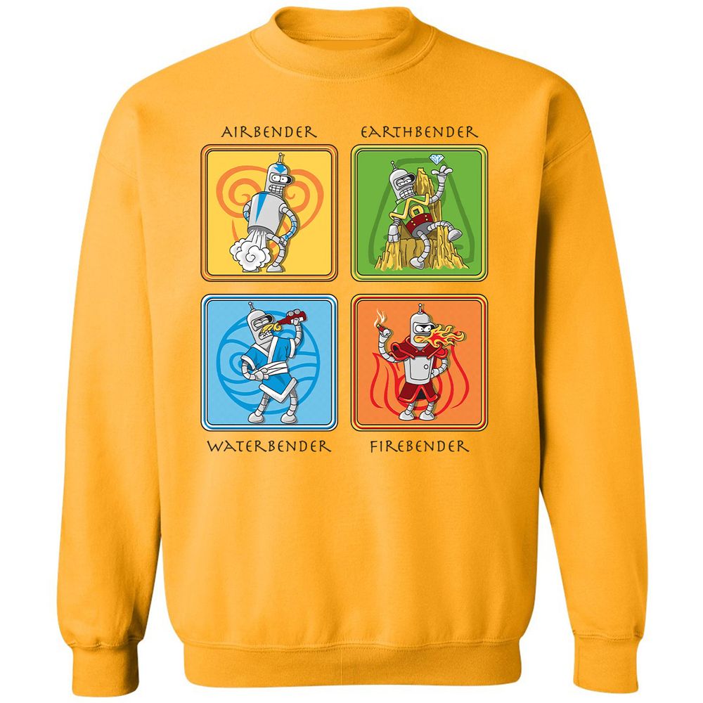 Classic Unisex Sweatshirt - EMV3DF6T - Gold - 11