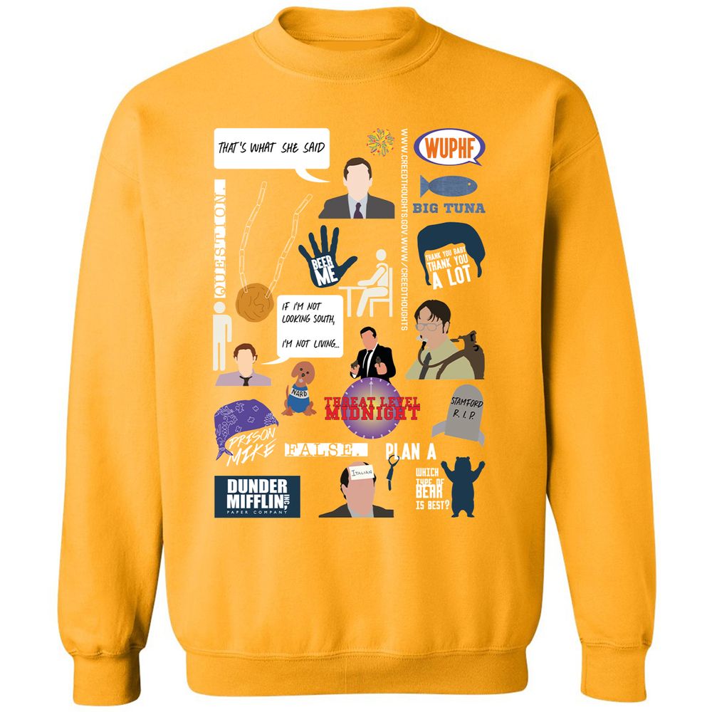 Classic Unisex Sweatshirt - US51S2JT - Gold - 11