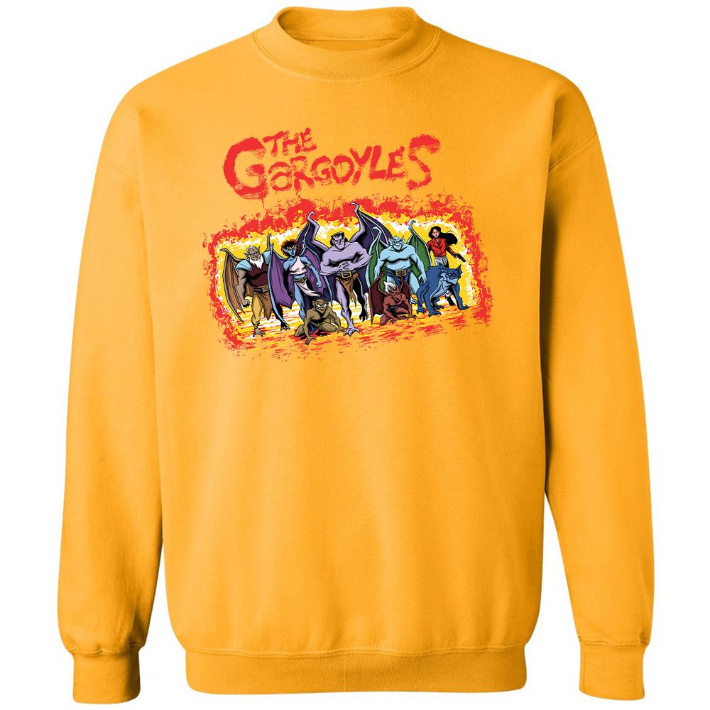 Classic Unisex Sweatshirt - A4YFH5BF - Gold - 11