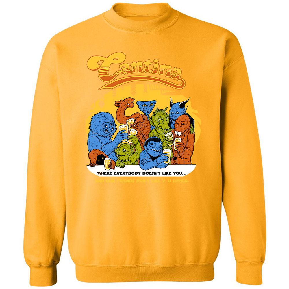 Classic Unisex Sweatshirt - V4DGV34Q - Gold - 11