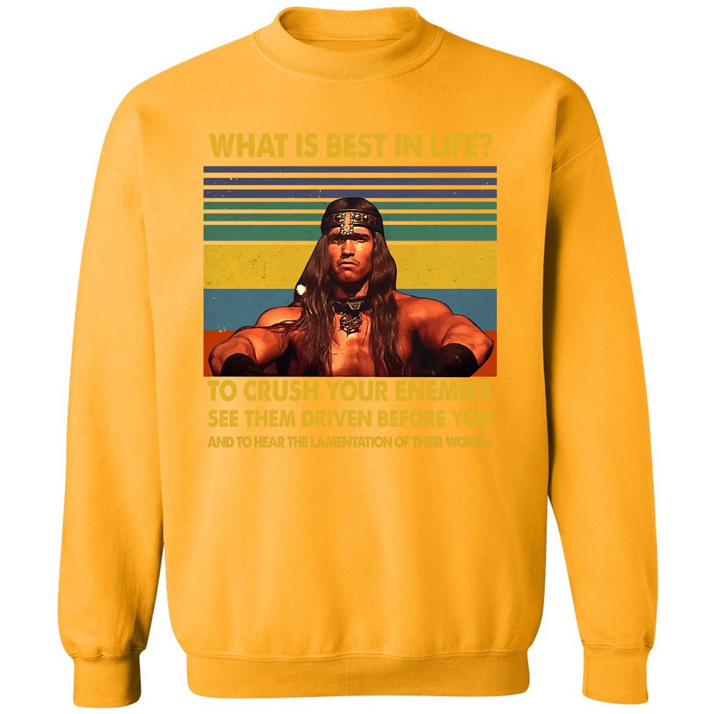 Classic Unisex Sweatshirt - W3E3MYHB - Gold - 11
