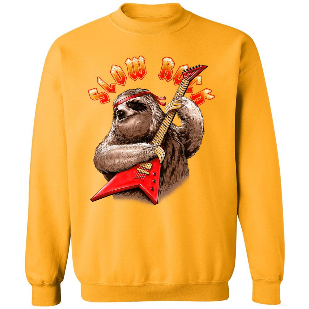 Classic Unisex Sweatshirt - W9H43F3K - Gold - 11