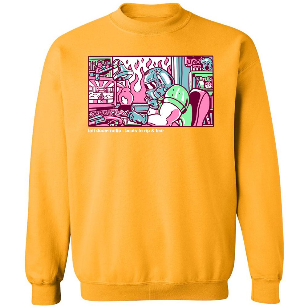 Classic Unisex Sweatshirt - UW24NGFY - Gold - 11