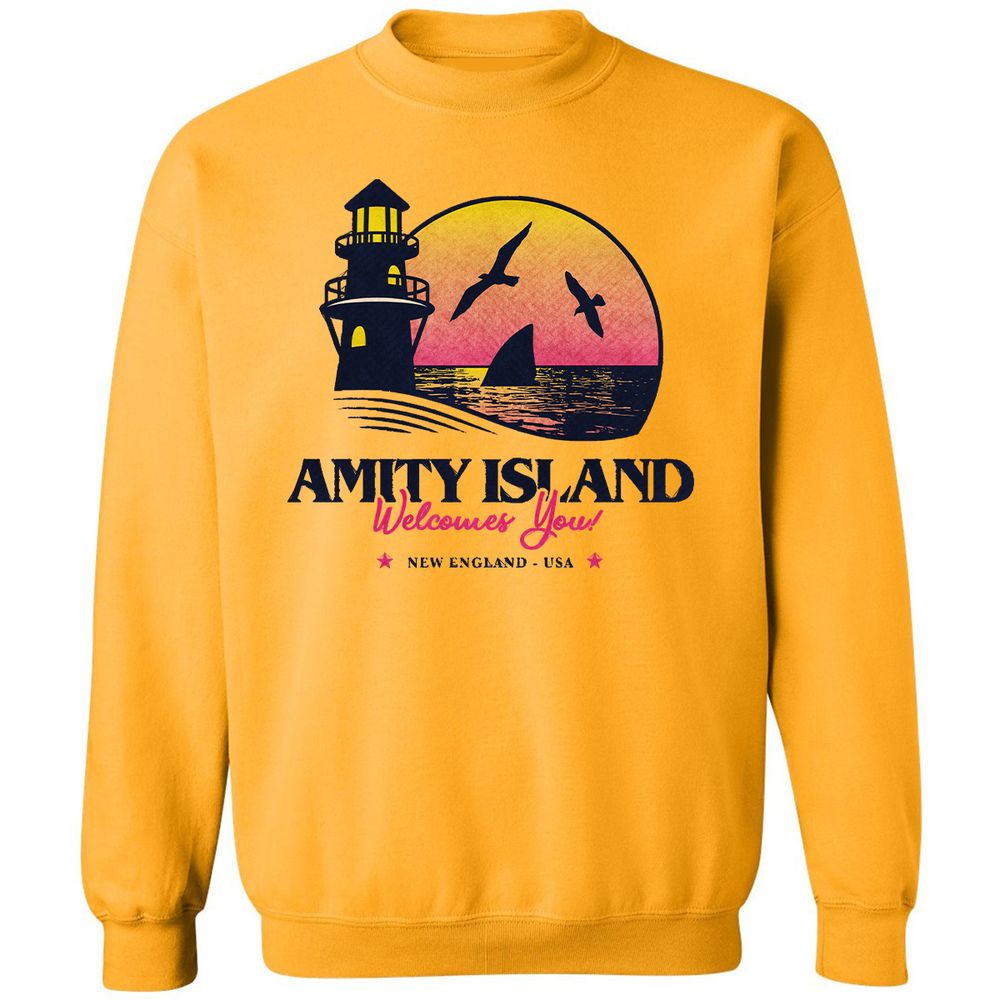 Classic Unisex Sweatshirt - 2GZ8FV1J - Gold - 11
