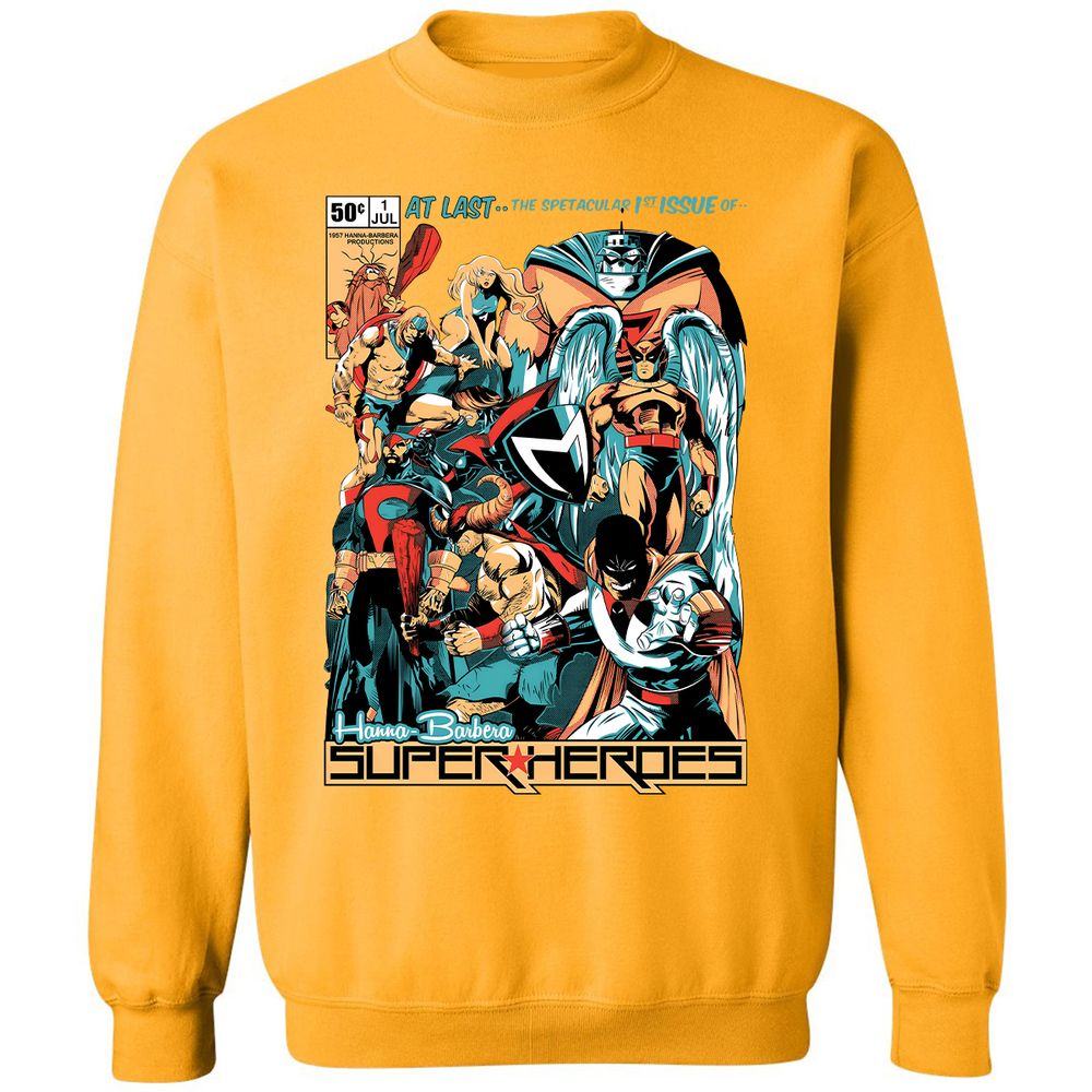 Classic Unisex Sweatshirt - X7M24QCP - Gold - 11