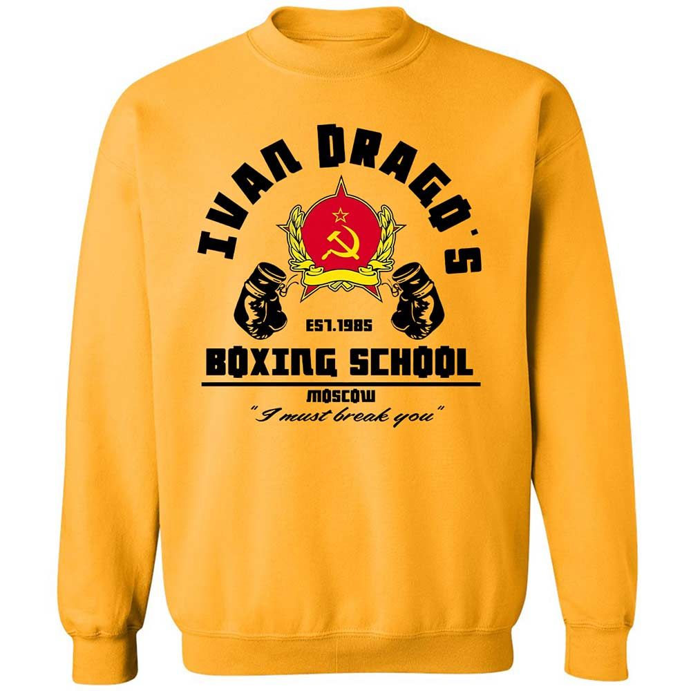 Classic Unisex Sweatshirt - C7DA8UDX - Gold - 11