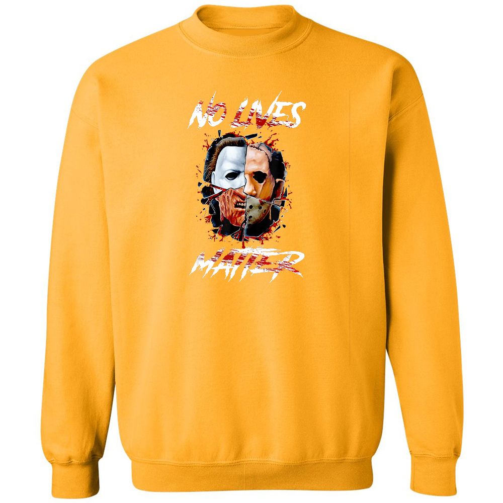 Classic Unisex Sweatshirt - B3ZH33XJ - Gold - 11