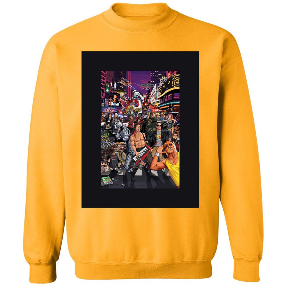 Classic Unisex Sweatshirt - 5E2MUU74 - Gold - 11