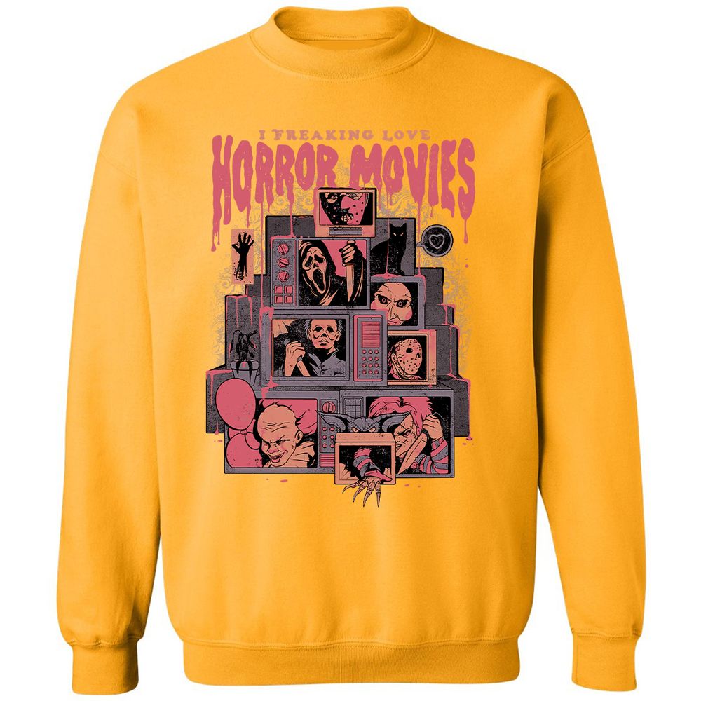 Classic Unisex Sweatshirt - C95R16MQ - Gold - 11