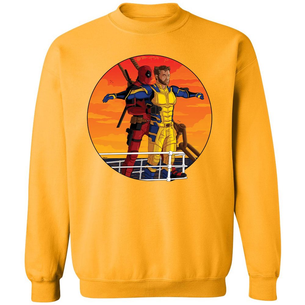 Classic Unisex Sweatshirt - DC9D2MUP - Gold - 11