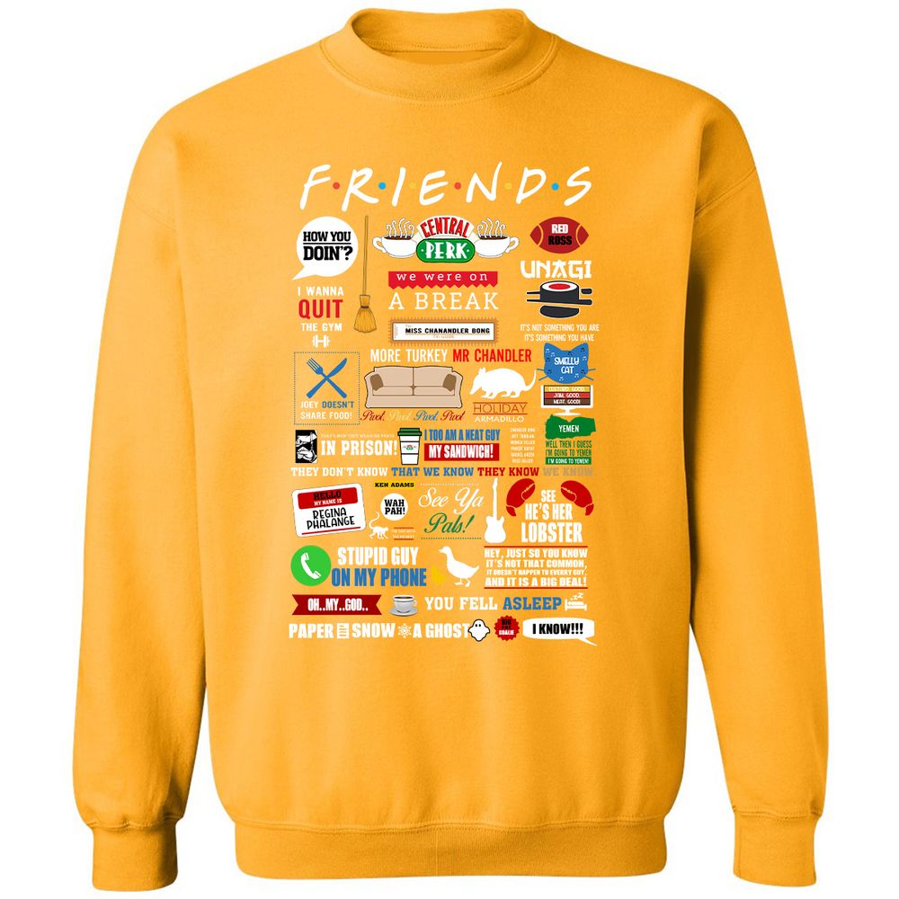 Classic Unisex Sweatshirt - HZKTA78V - Gold - 11