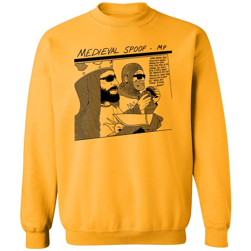 Classic Unisex Sweatshirt - Z4LW455Q - Gold - 11