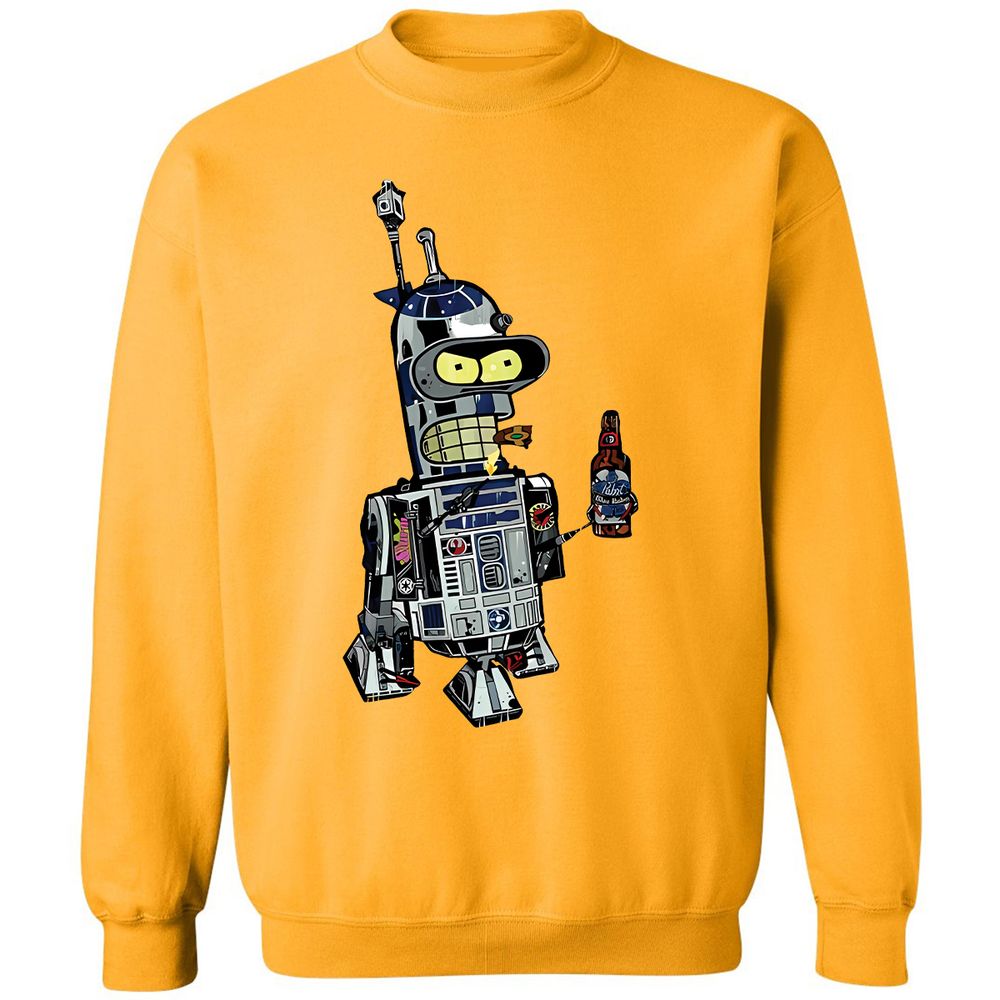 Classic Unisex Sweatshirt - FLJAB1YE - Gold - 11