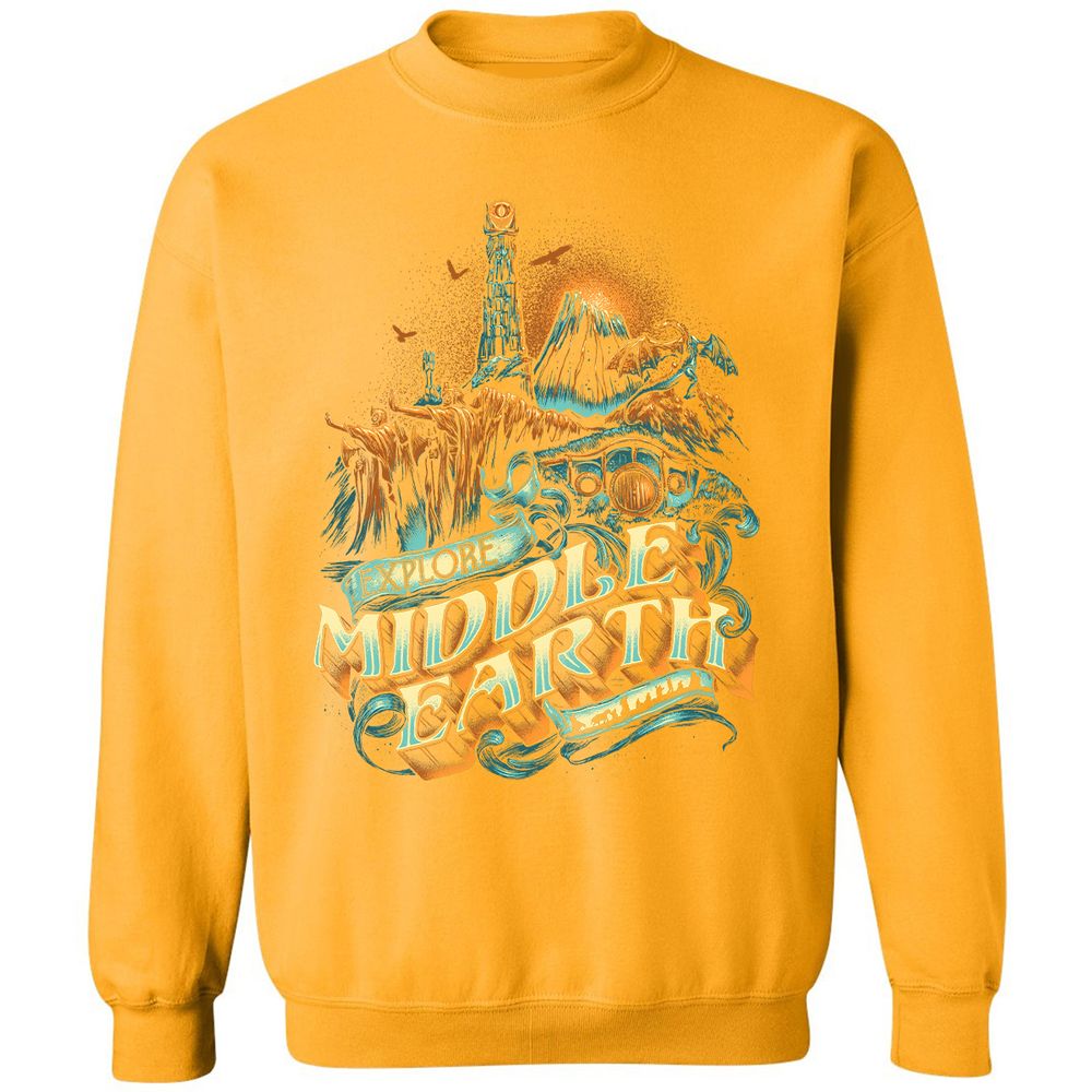 Classic Unisex Sweatshirt - KTCUDV19 - Gold - 11