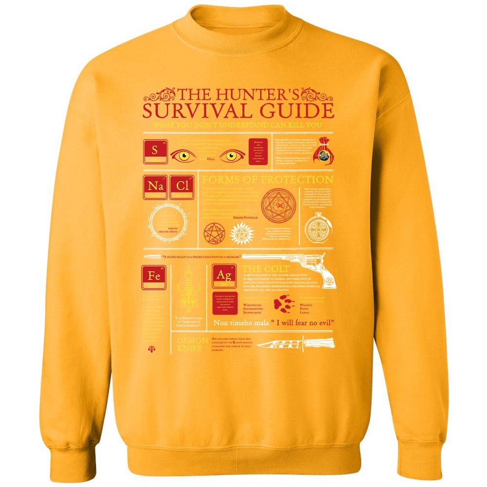 Classic Unisex Sweatshirt - LCVLYRYE - Gold - 11