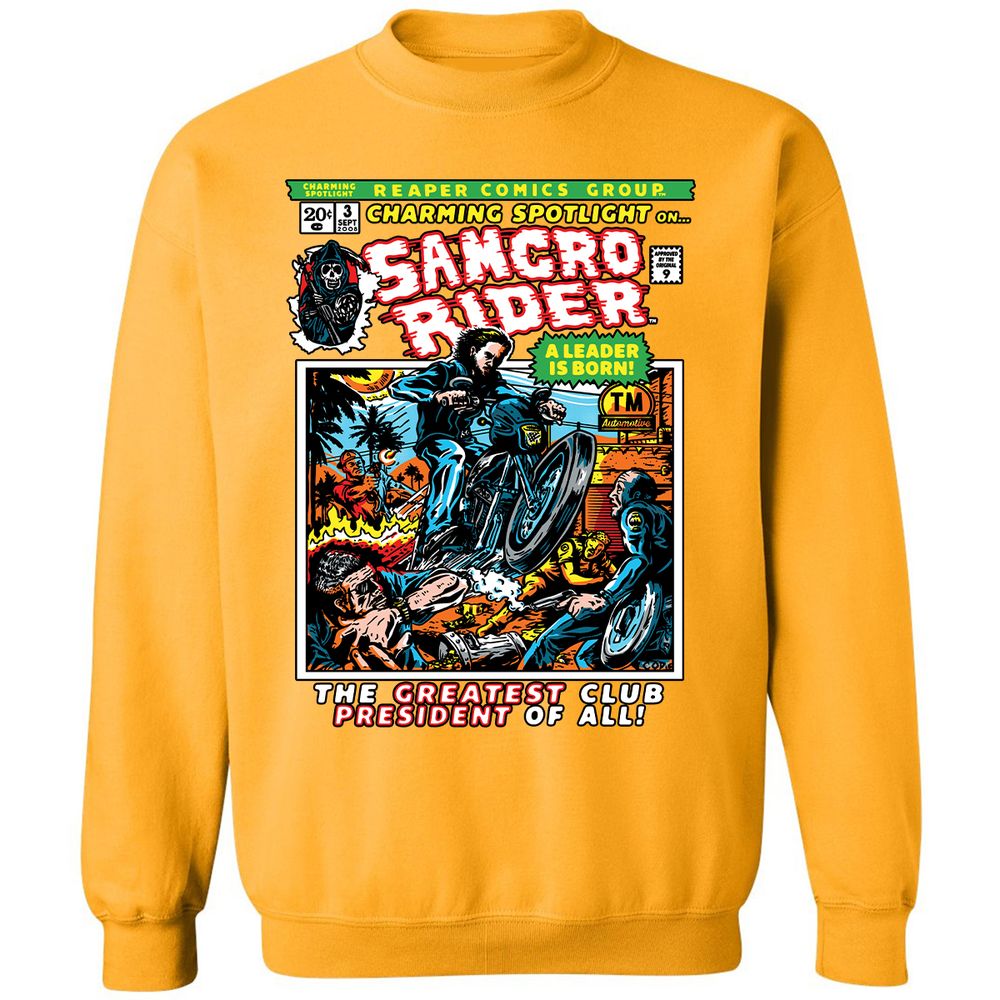 Classic Unisex Sweatshirt - 19GETZWN - Gold - 11