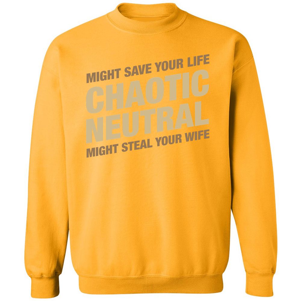 Classic Unisex Sweatshirt - GBWX2F37 - Gold - 11