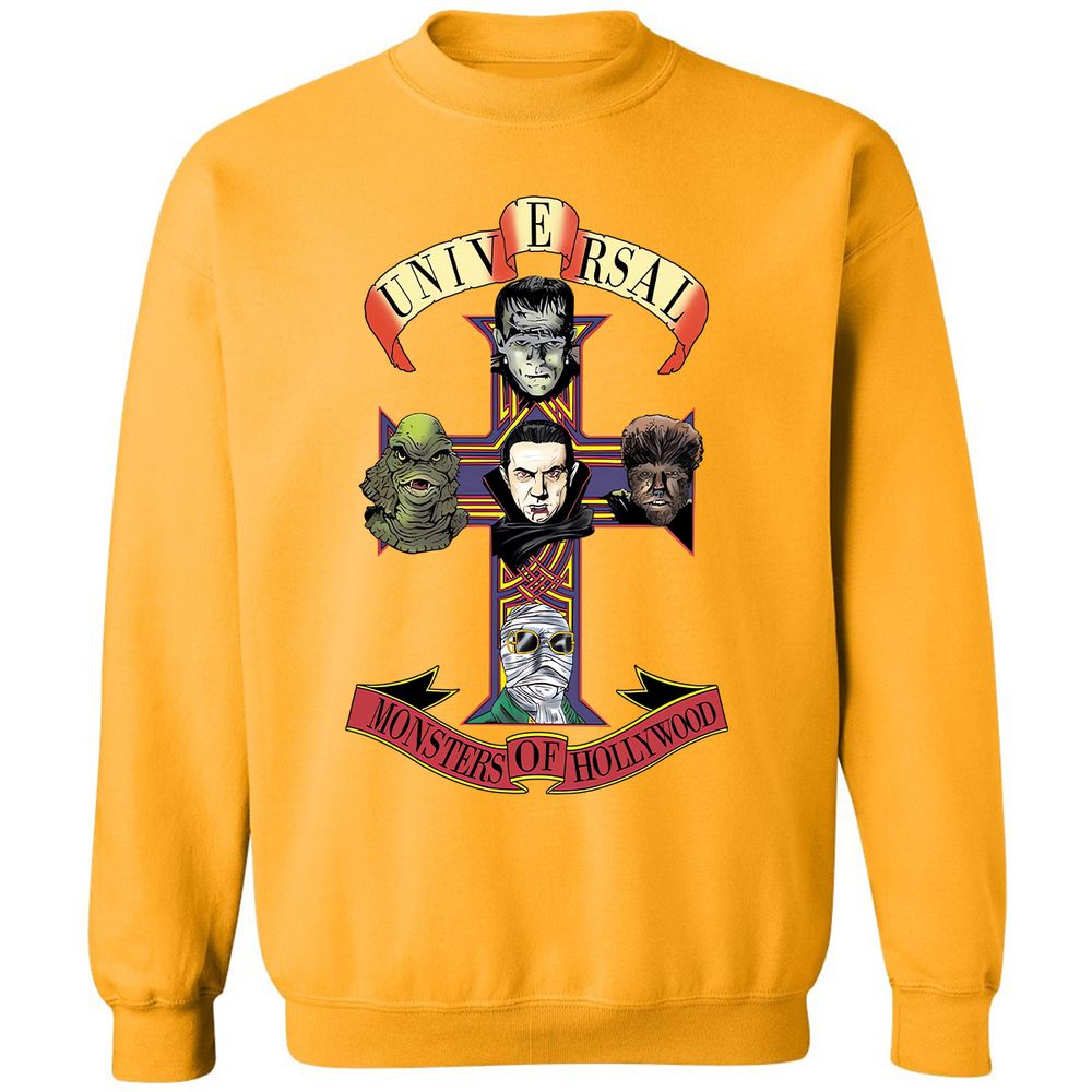 Classic Unisex Sweatshirt - UQ18CB5N - Gold - 11