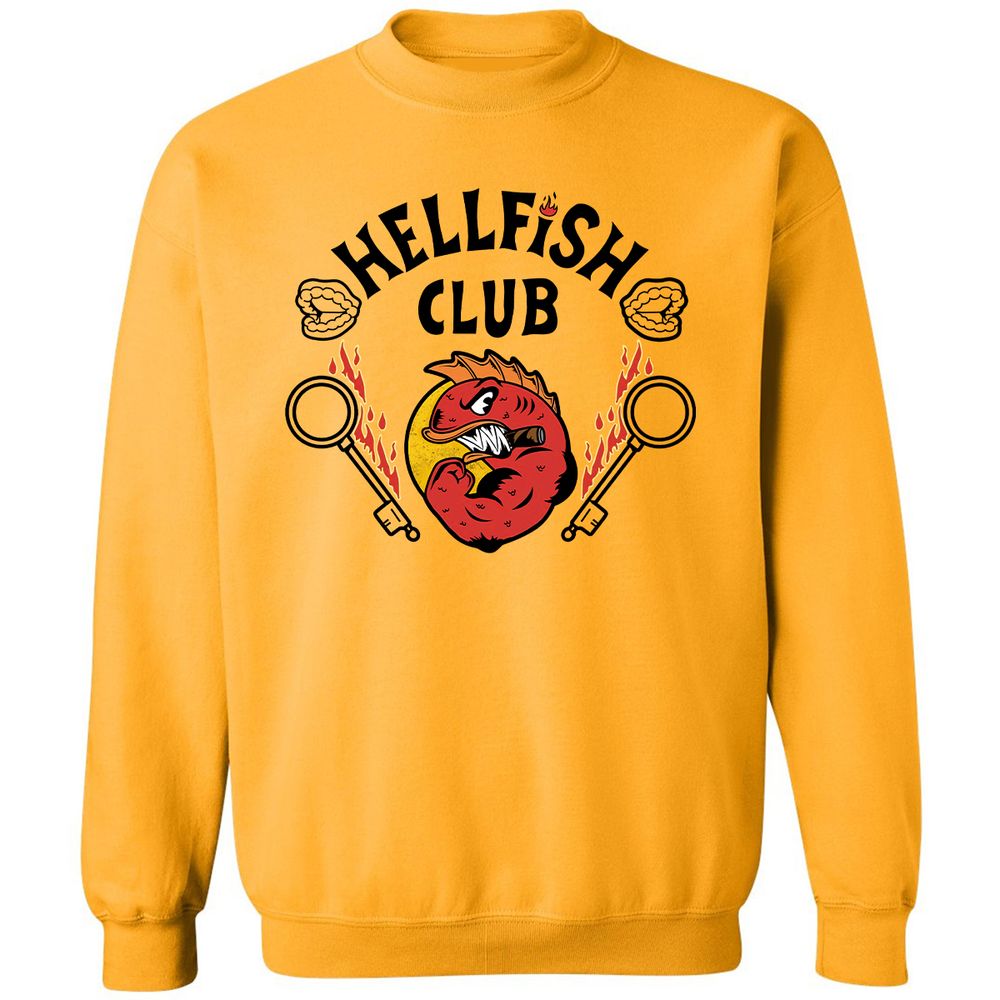 Classic Unisex Sweatshirt - ZT64H4RJ - Gold - 11