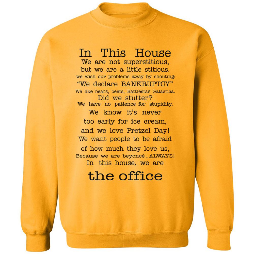 Classic Unisex Sweatshirt - Y8HNNAFM - Gold - 11