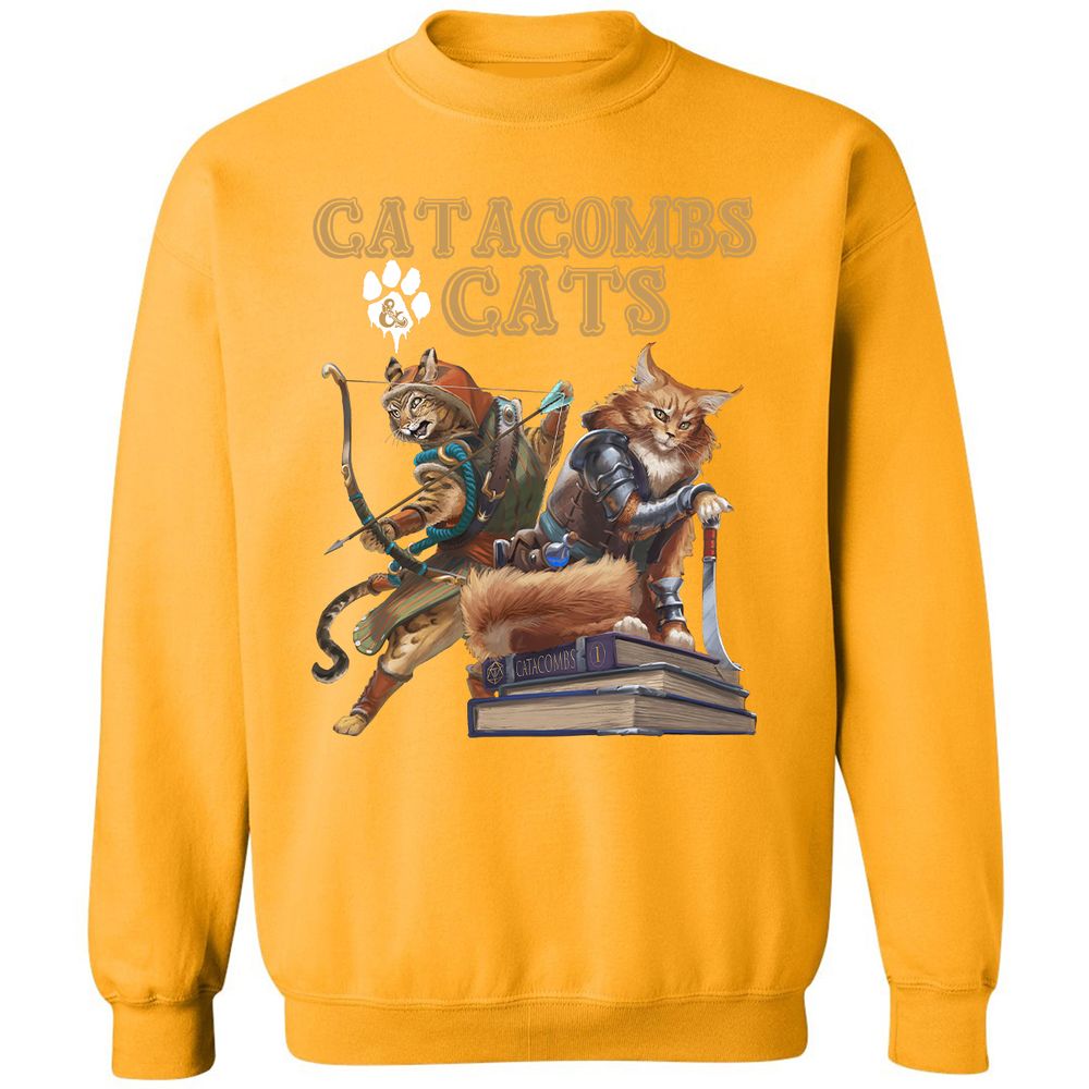 Classic Unisex Sweatshirt - HJKX4U7B - Gold - 11