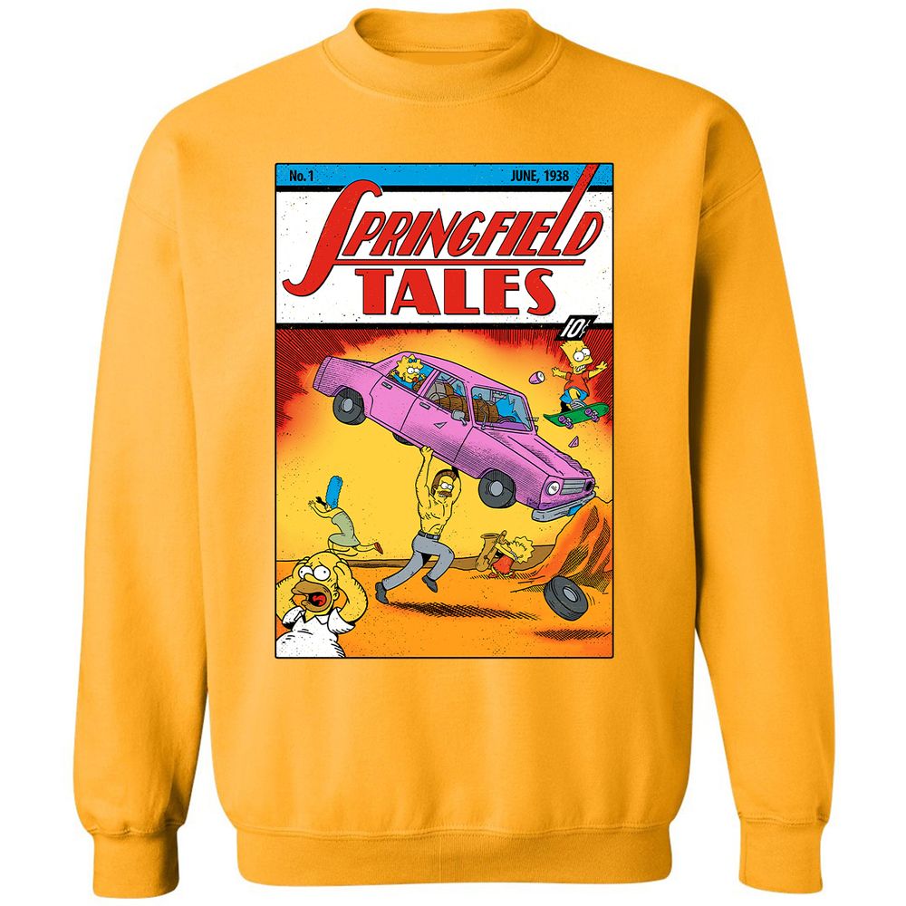 Classic Unisex Sweatshirt - RM9YVQMU - Gold - 11