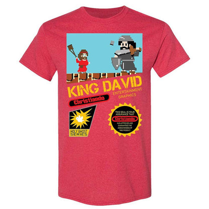 David Vs Goliath Cool Christian - Heather Red - 11