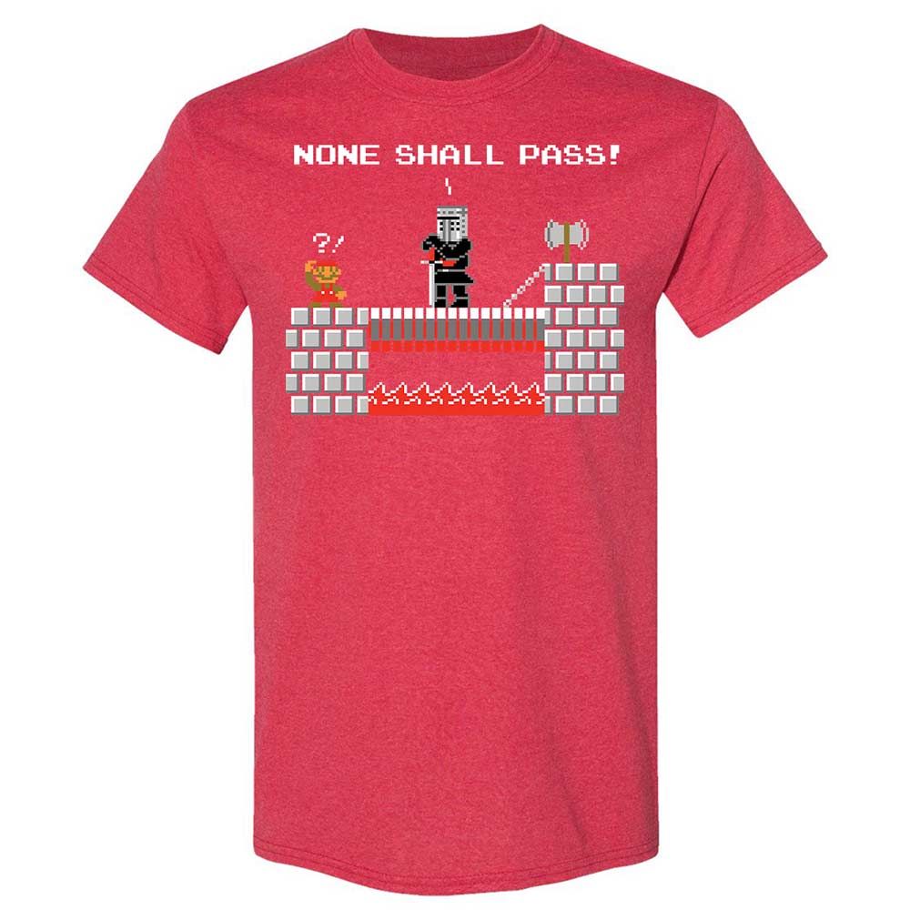No Plumbers Shall Pass - Heather Red - 11