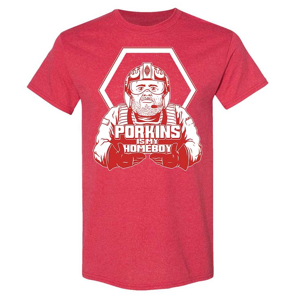 Porkins Is My Homeboy - Heather Red - 11