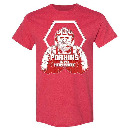 Porkins Is My Homeboy - Heather Red - 11