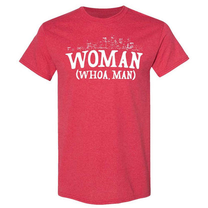 Woman - Whoa, Man - Heather Red - 11