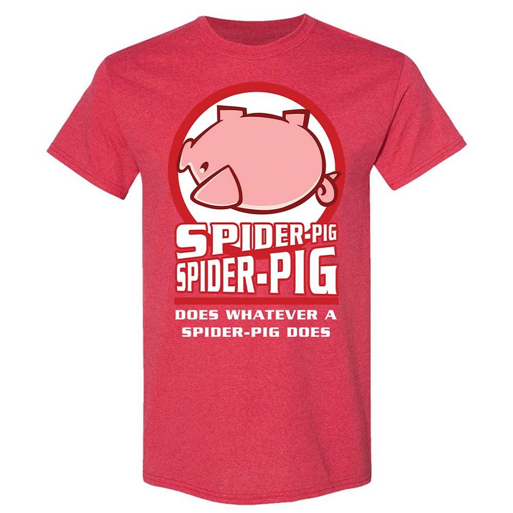 Spider-Pig, Spider-Pig - Heather Red - 11