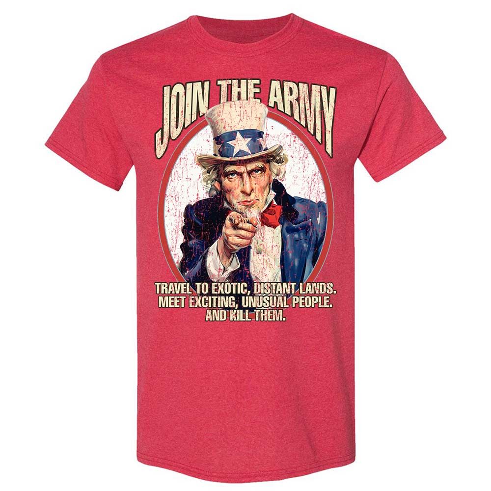 Join The Army - Heather Red - 11