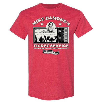 Damone's Ticket Service - Heather Red - 11