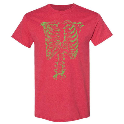 This Is Green Ribcage - Heather Red - 11