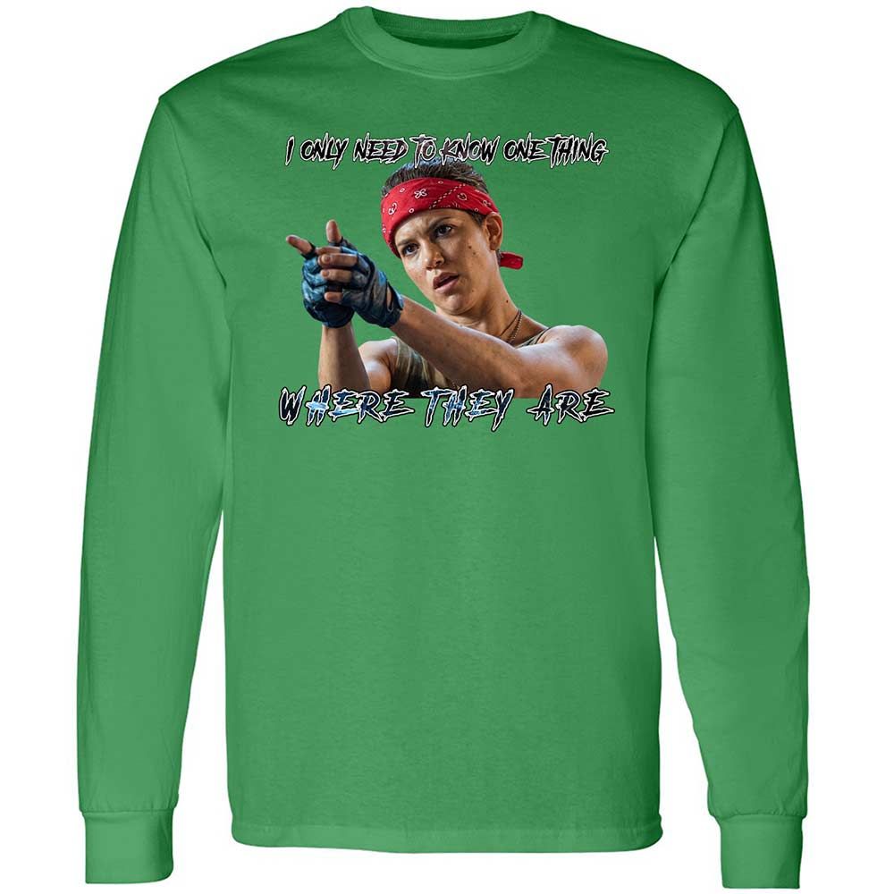 Long Sleeve T-Shirt - PENPABY4 - Irish Green - 11